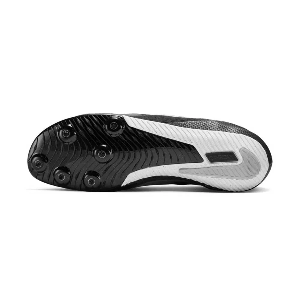 All Gender Nike Zoom Rival Sprint Spike - Black/Metallic Silver/Lt Smoke Grey- Regular (D)