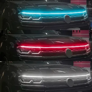 Car Hood Beam Light, LED Strip Lights, Waterproof Exterior Car Lights, Daytime Running