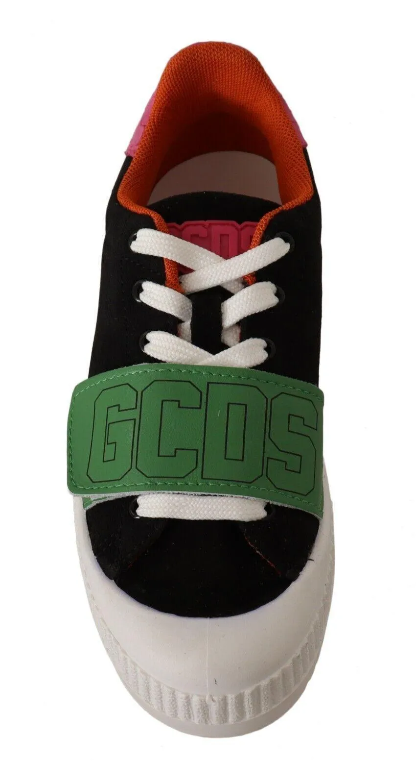 GCDS Stylish Multicolor Low Top Lace-Up Sneakers