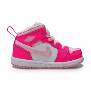 Infants Nike Jordan 1 Mid (TD) "Fierce Pink"