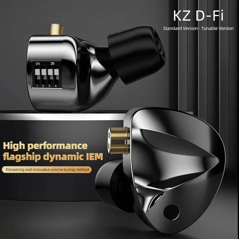 KZ D-Fi Innovative Precise Tuning Method Dynamic IEMs