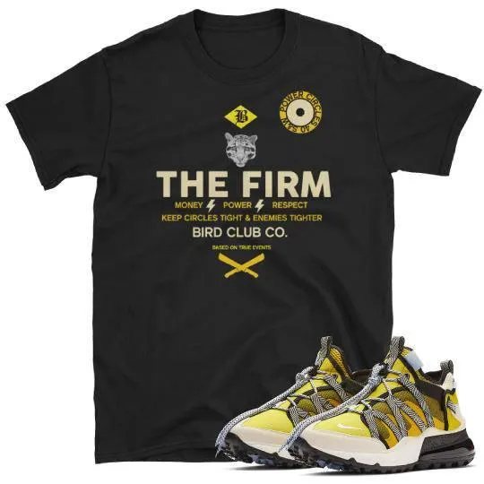 The Firm Bowfin Citron Sneaker tee