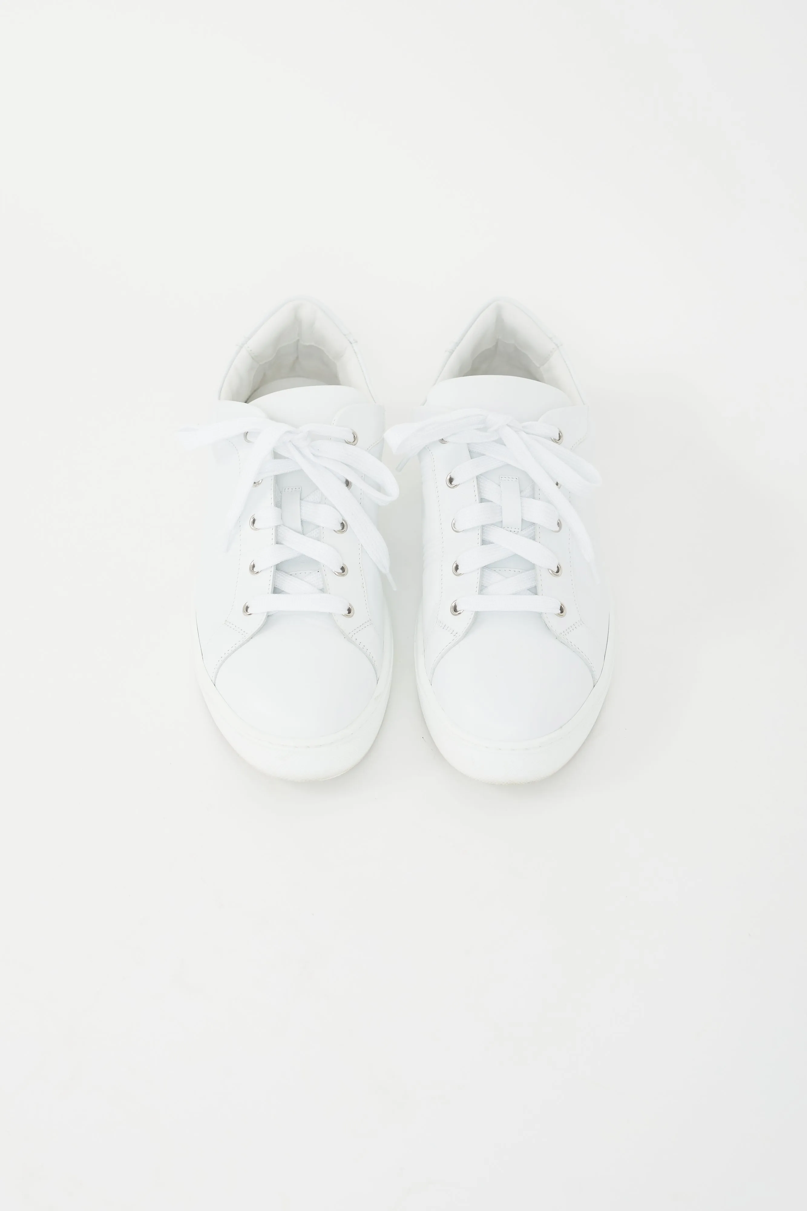 White Avantage Low Top Sneaker