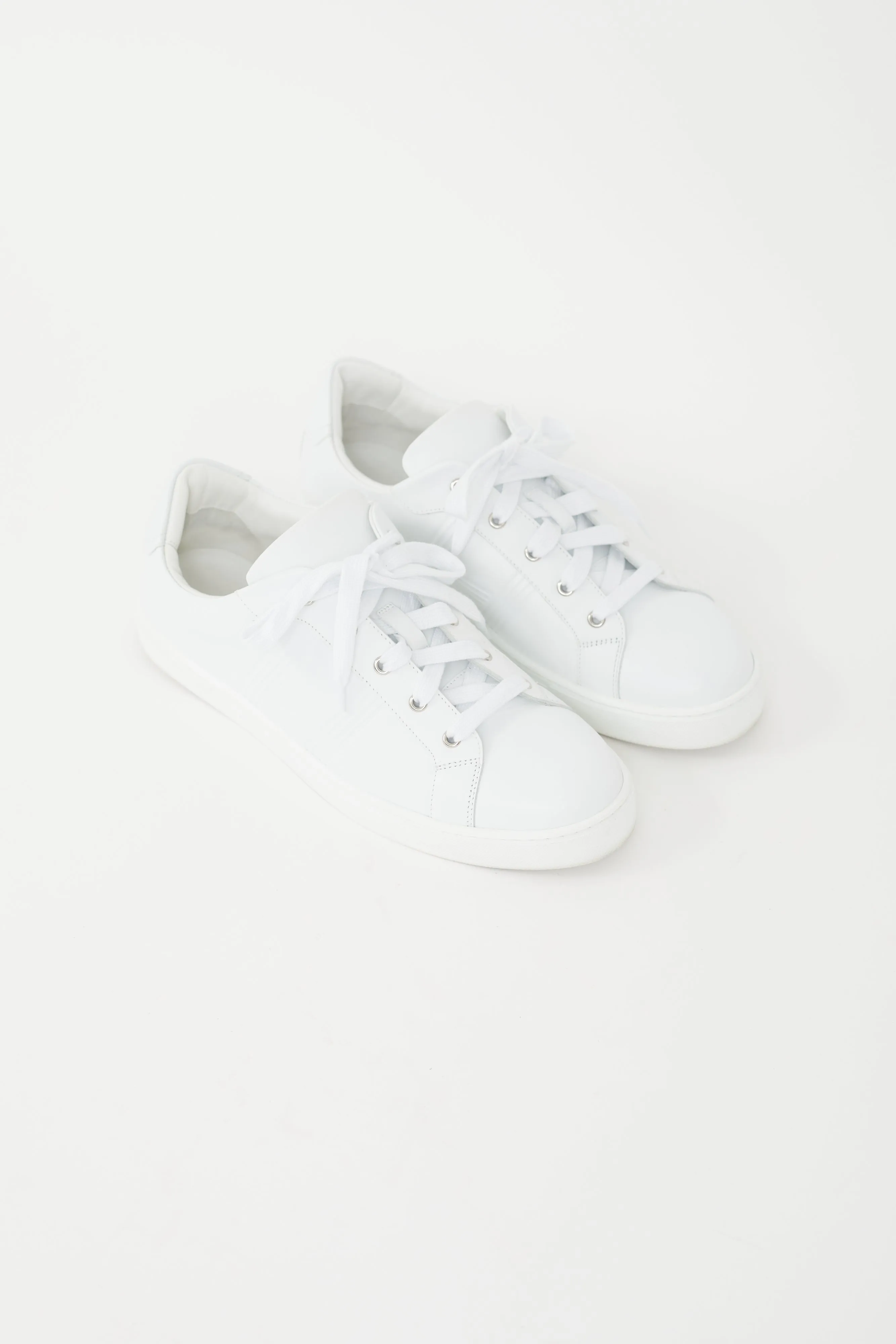 White Avantage Low Top Sneaker