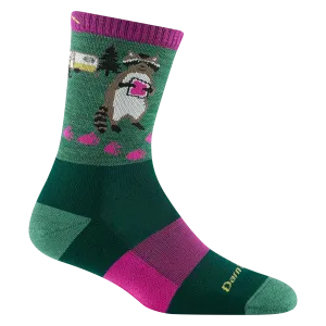 Women's Critter Club Micro Crew Lightweight Hiking Sock - Moss